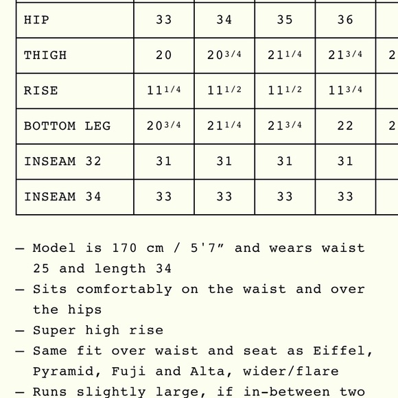 Jeanerica flared black jeans -size 24 - black - Picture 3 of 6